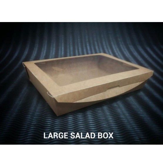 Large Leakproof Kraft Bio Salad Box